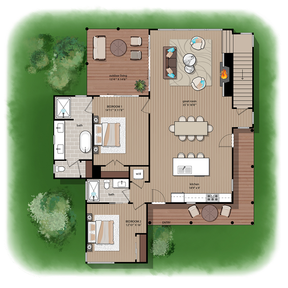 Main Floor | 1,461 SQ. FT.