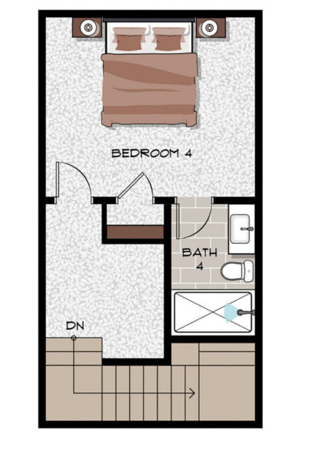 Upper Level | 378 Square Feet