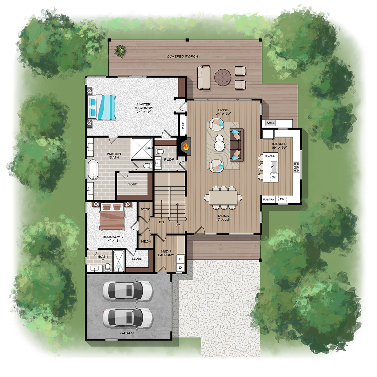 Main Level | 2,453 Square Feet