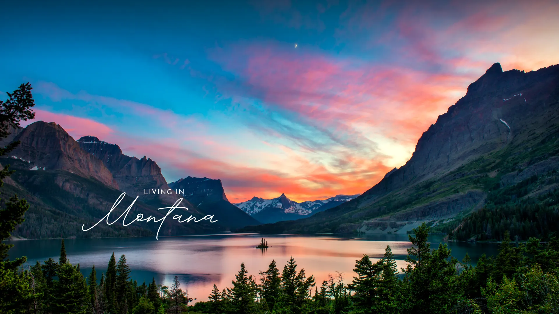 Mountain wilderness landscape at Wilderness Club in northwest Montana